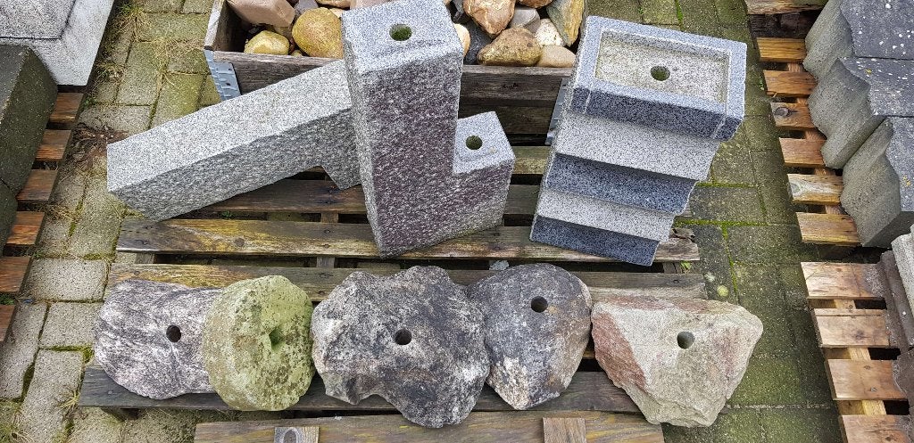 Waterornamenten en vijverkeien te koop, Ophalen, Nieuw, Nvt, Nvt