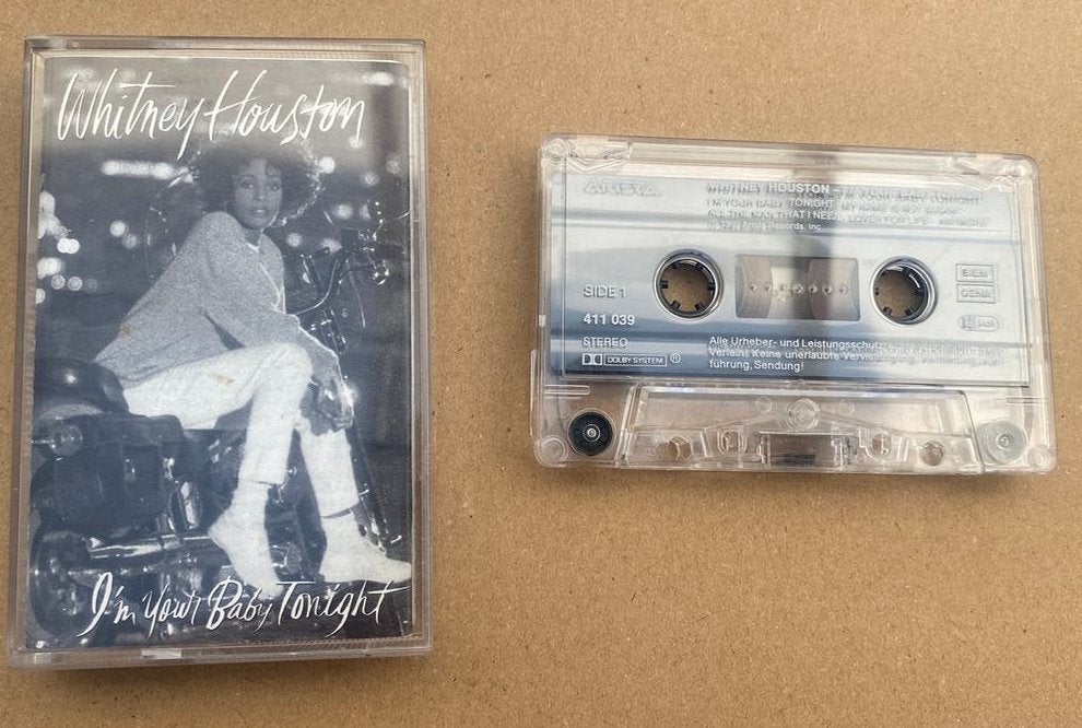 Witney Houston cassette i am your baby tonight, Ophalen of Verzenden, Zo goed als nieuw, Pop, 1 bandje
