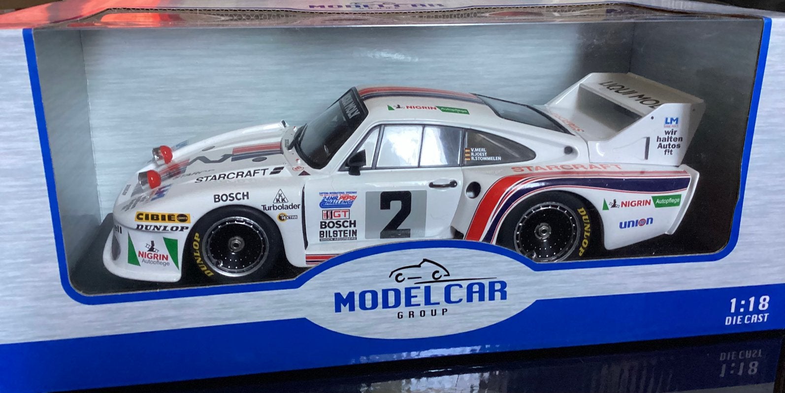 Porsche 935 J Daytona 1980, Ophalen of Verzenden, Zo goed als nieuw, Auto, Overige merken