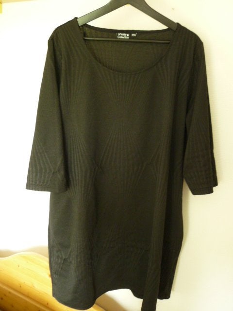 Zwarte jurk / tuniek maat 50 / 52, Zwart, Maat 46/48 (XL) of groter, Ophalen of Verzenden, Zo goed als nieuw