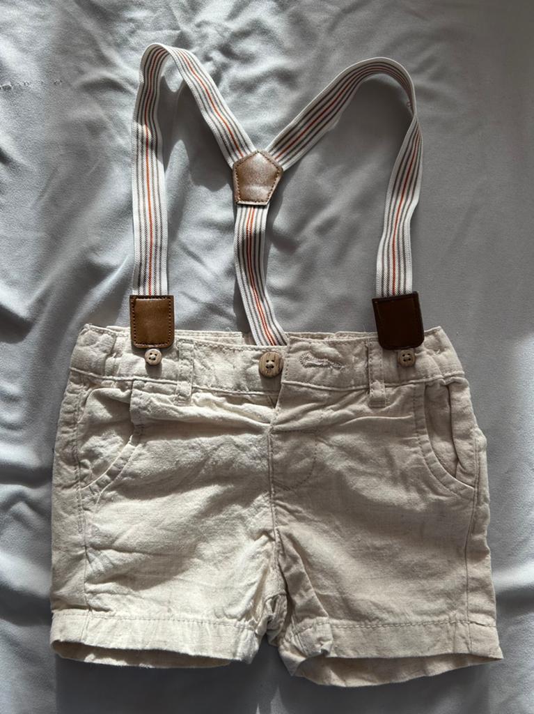 Baby Gap Broekje met Bretels Maat 68, Kinderen en Baby's, Ophalen of Verzenden, Zo goed als nieuw, Jongetje, Broekje