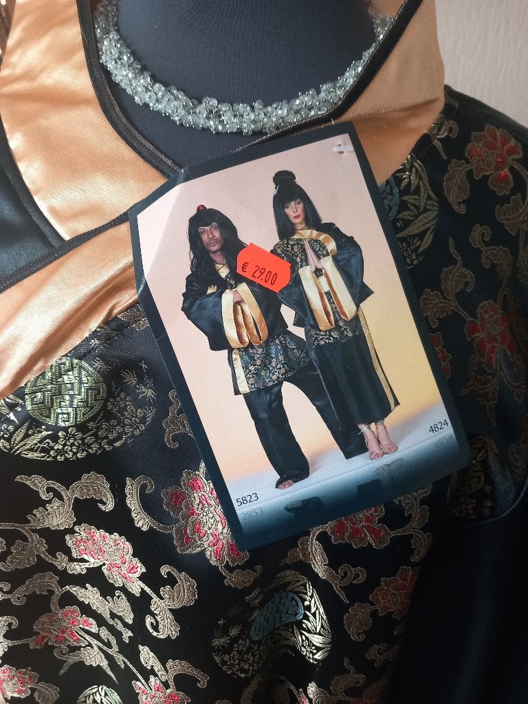 Chinese kleding voor Carnaval/2 Delig pak, Carnaval, Maat 46/48 (XL) of groter, Nieuw, Ophalen of Verzenden