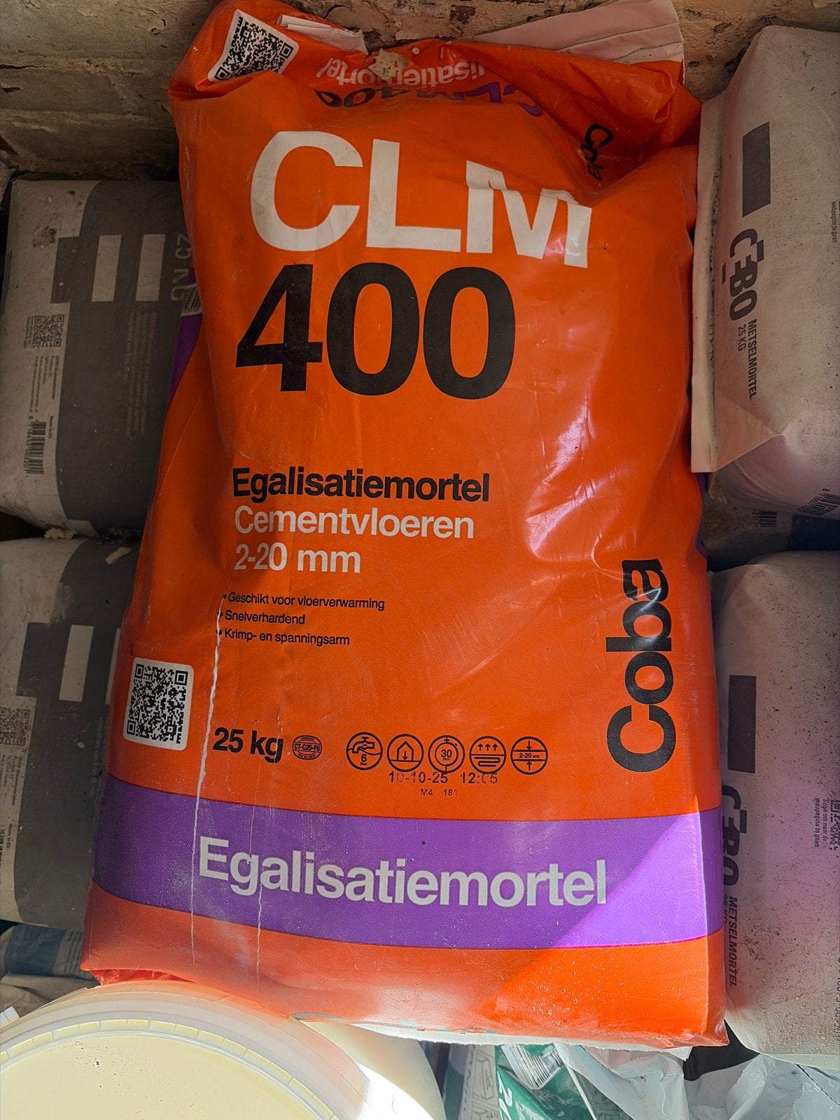 Coba Egalisatiemortel CLM 400 2-20mm 25kg - Nieuw, Ophalen of Verzenden, Nieuw