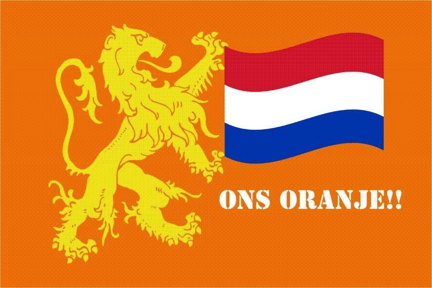 Oranje vlag uniek ontwerp Limited Edition!!, Ophalen of Verzenden, Nieuw