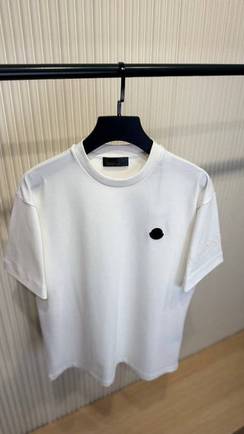 Moncler t shirt wit, Kleding | Heren, Ophalen of Verzenden, Nieuw, Wit
