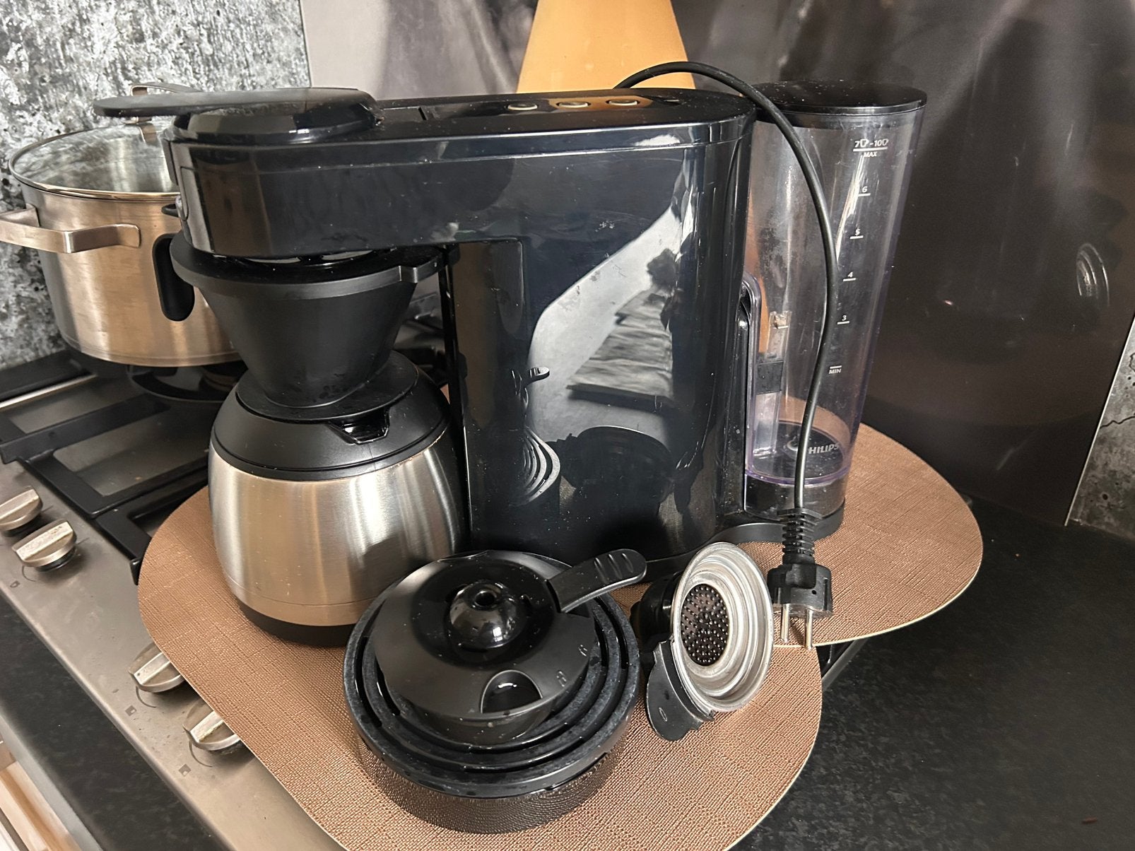 Philips switch twee in een koffiezetapparaat, Ophalen, Zo goed als nieuw, Koffiemachine