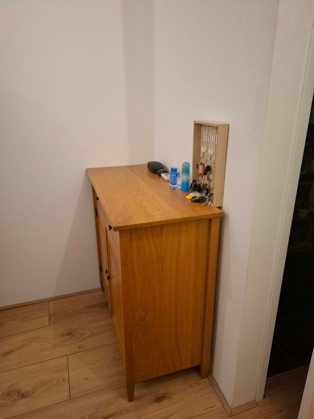Halmeubel/kastje in goede staat - 88x40x84 cm, Huis en Inrichting, Ophalen, Gebruikt, Met lade(s), 50 tot 100 cm