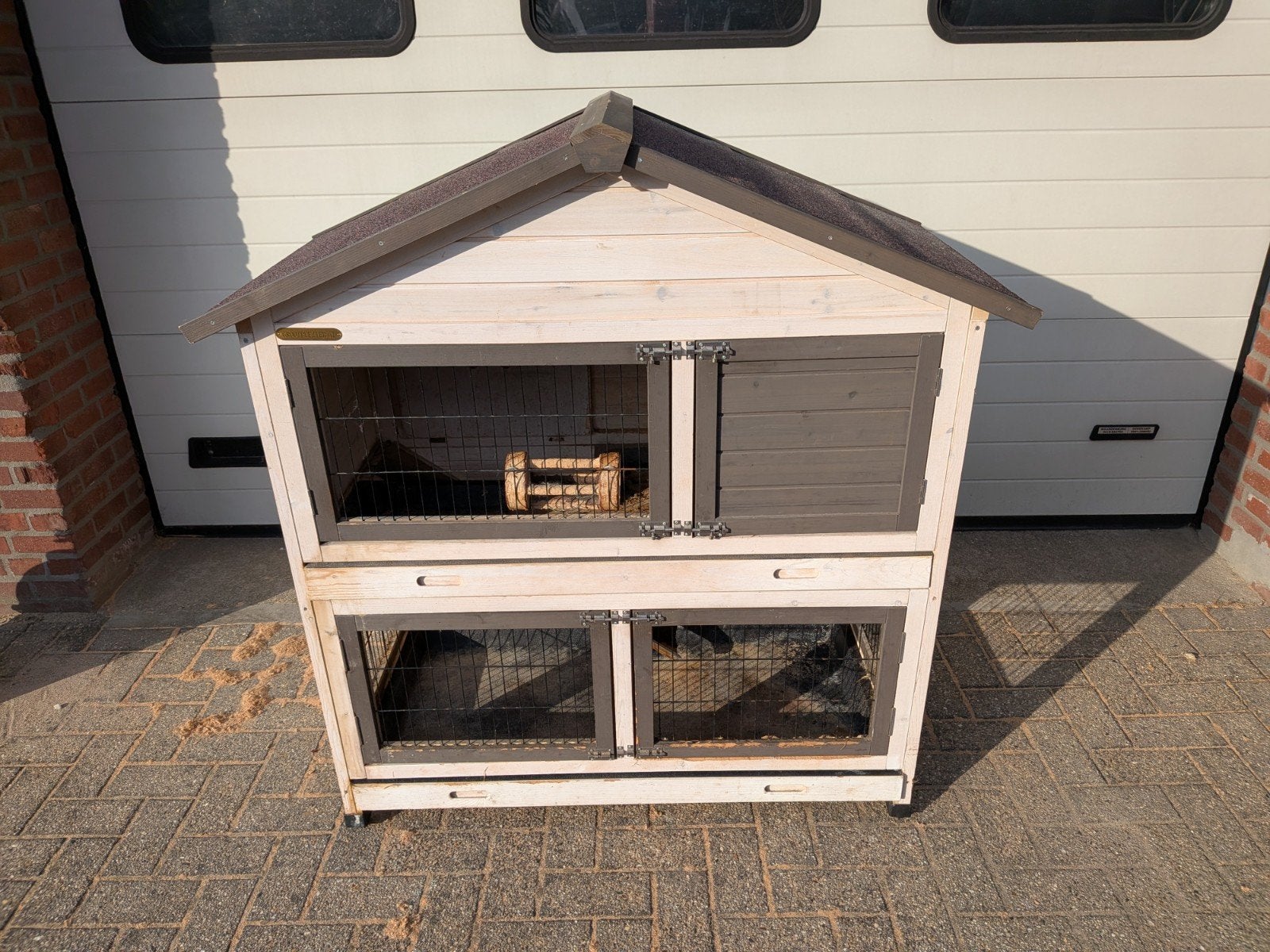 konijnenhok, Dieren en Toebehoren, Knaagdieren en Konijnen | Hokken en Kooien, Ophalen, 90 cm of meer, Hok, 110 cm of meer