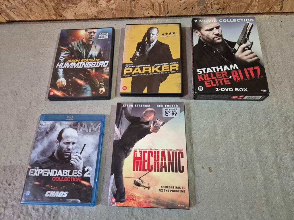 Jason statham dvd's + blue-ray, Ophalen of Verzenden, Zo goed als nieuw, Actie