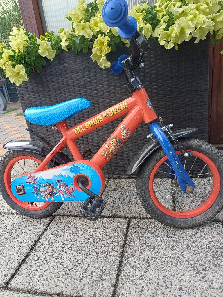 kinderfiets paw patrol 12 inch, Ophalen, Gebruikt, Minder dan 16 inch, Zijwieltjes