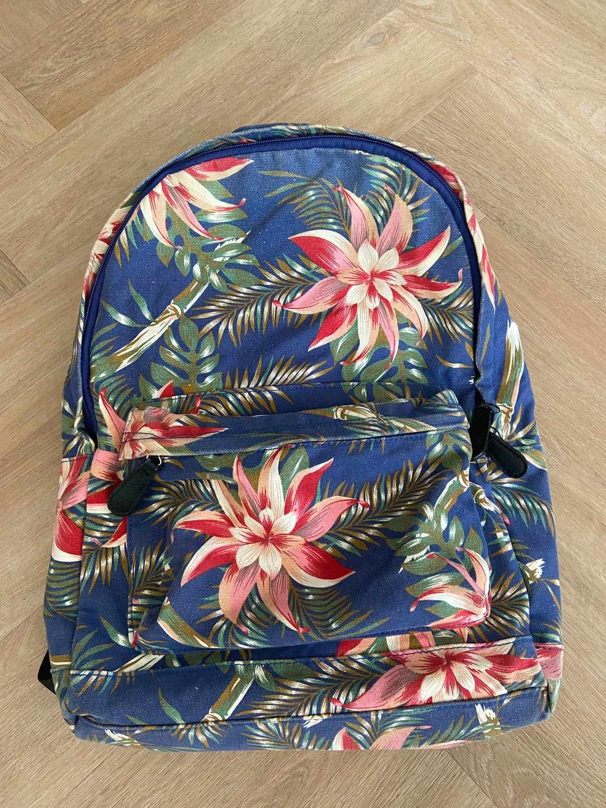 TOP: flower power rugzak vintage, Sieraden, Tassen en Uiterlijk, Tassen | Rugtassen, Ophalen, Gebruikt, Overige merken