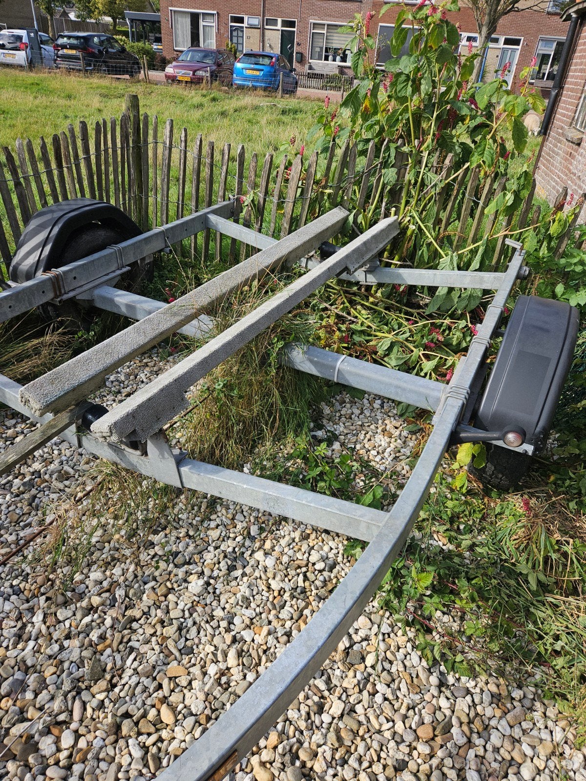 boottrailer 1 assig, Ophalen, Minder dan 1500 kg, Gebruikt, Met rollen