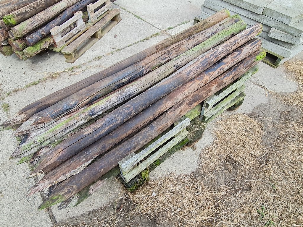 gecreosoteerde palen, Ophalen, Gebruikt, Minder dan 180 cm, Palen