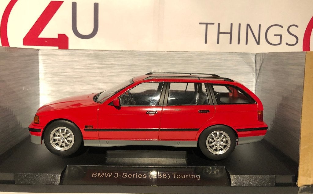 MCG 1:18 BMW 320i E36 Touring 1995 rood nieuw, Ophalen of Verzenden, Nieuw, Auto, Overige merken