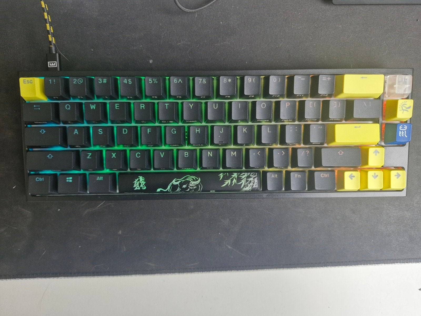 Ducky One 2 SF cherry silver speed, Gaming toetsenbord, Ophalen of Verzenden, Zo goed als nieuw, Qwerty