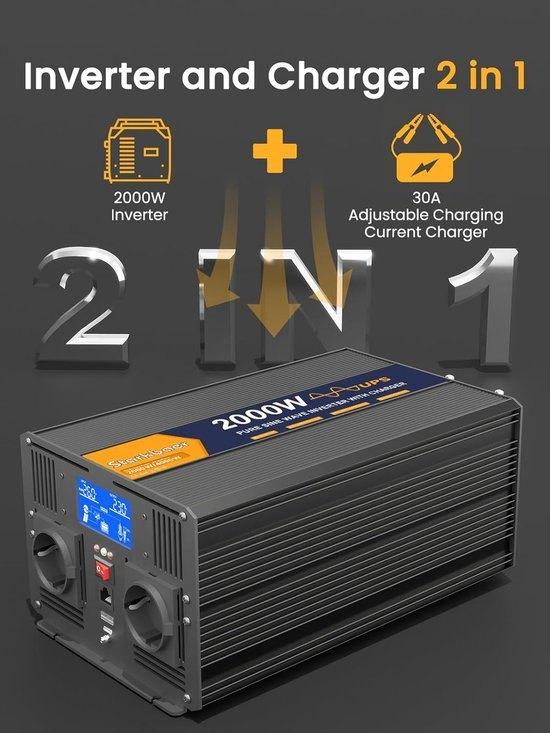 Pure Sine Wave Omvormer – 12V Naar 220V Converter, Corvance B.V., Verzenden, Nieuw, Corvancebol@gmail.com