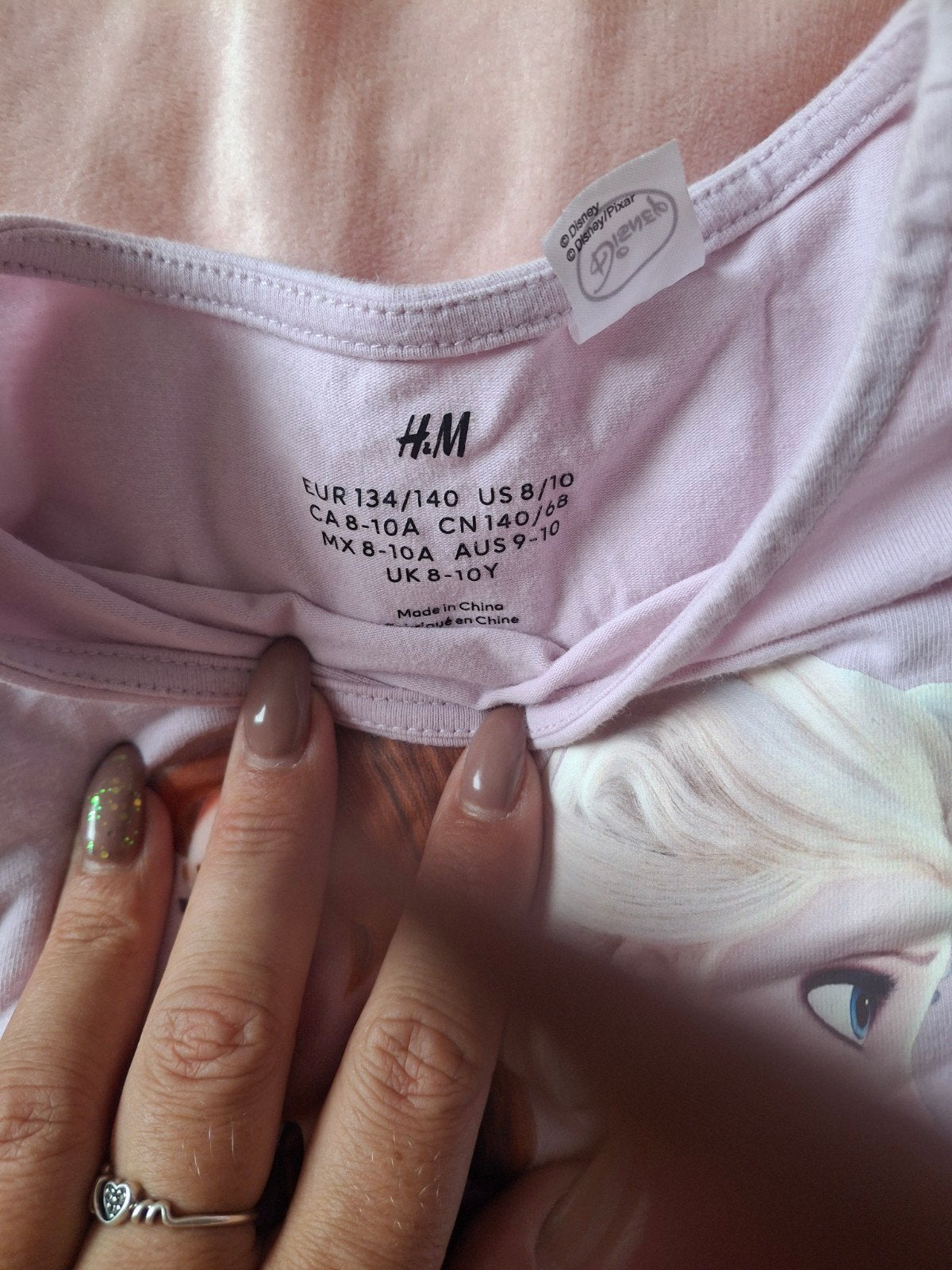 Jurk met lange mouwen Frozen maat 134/140, Ophalen of Verzenden, H&M, Meisje, Jurk of Rok