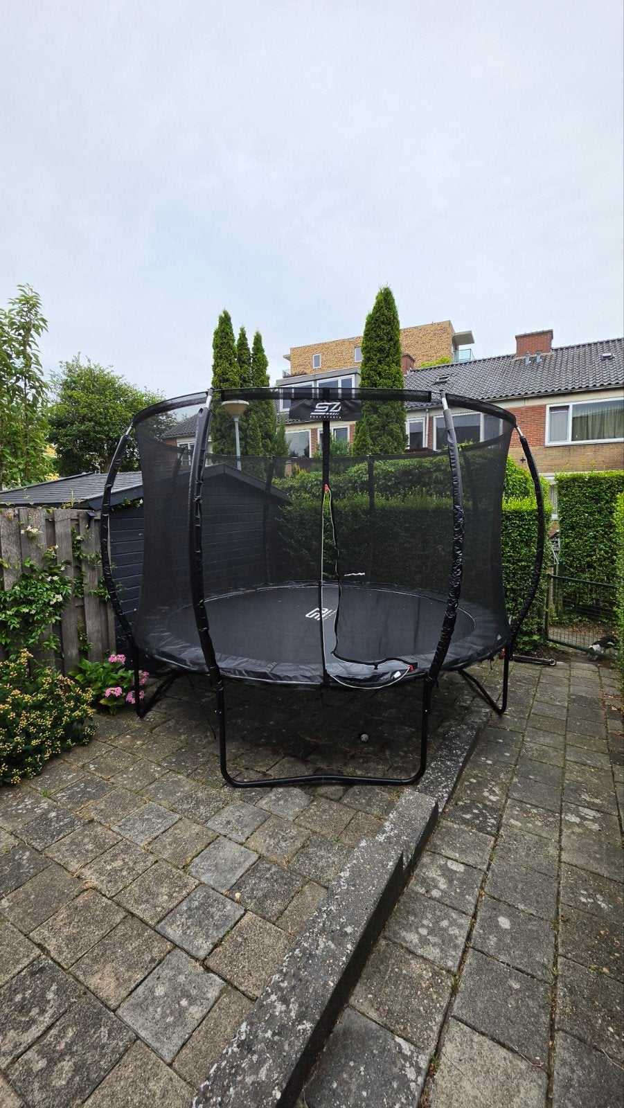 Trampoline Senz Sports 366cm, Ophalen, Zo goed als nieuw