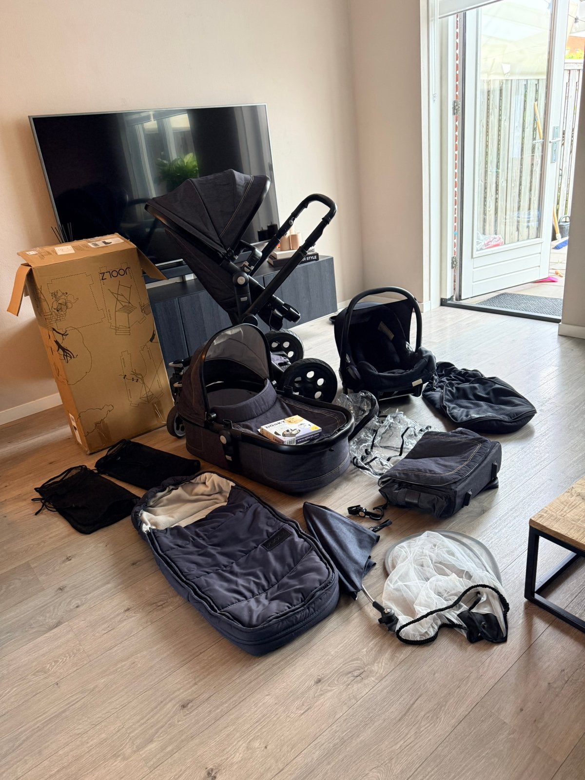 Joolz kinderwagen spijkerstof, Ophalen, Zo goed als nieuw, Overige merken