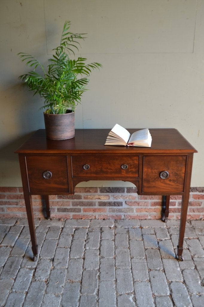 Prachtige antieke mahonie houten schrijftafel, bureau, buro