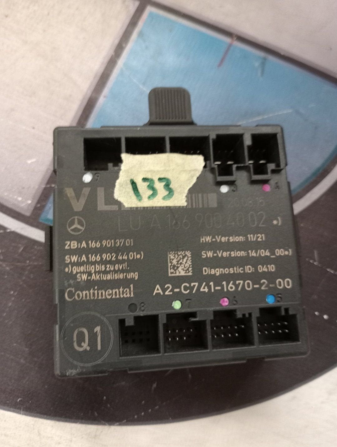 W1191 MERCEDES Benz ECU-regelmodule-eenheid A1669004002, Gebruikt, -, Ophalen of Verzenden, -