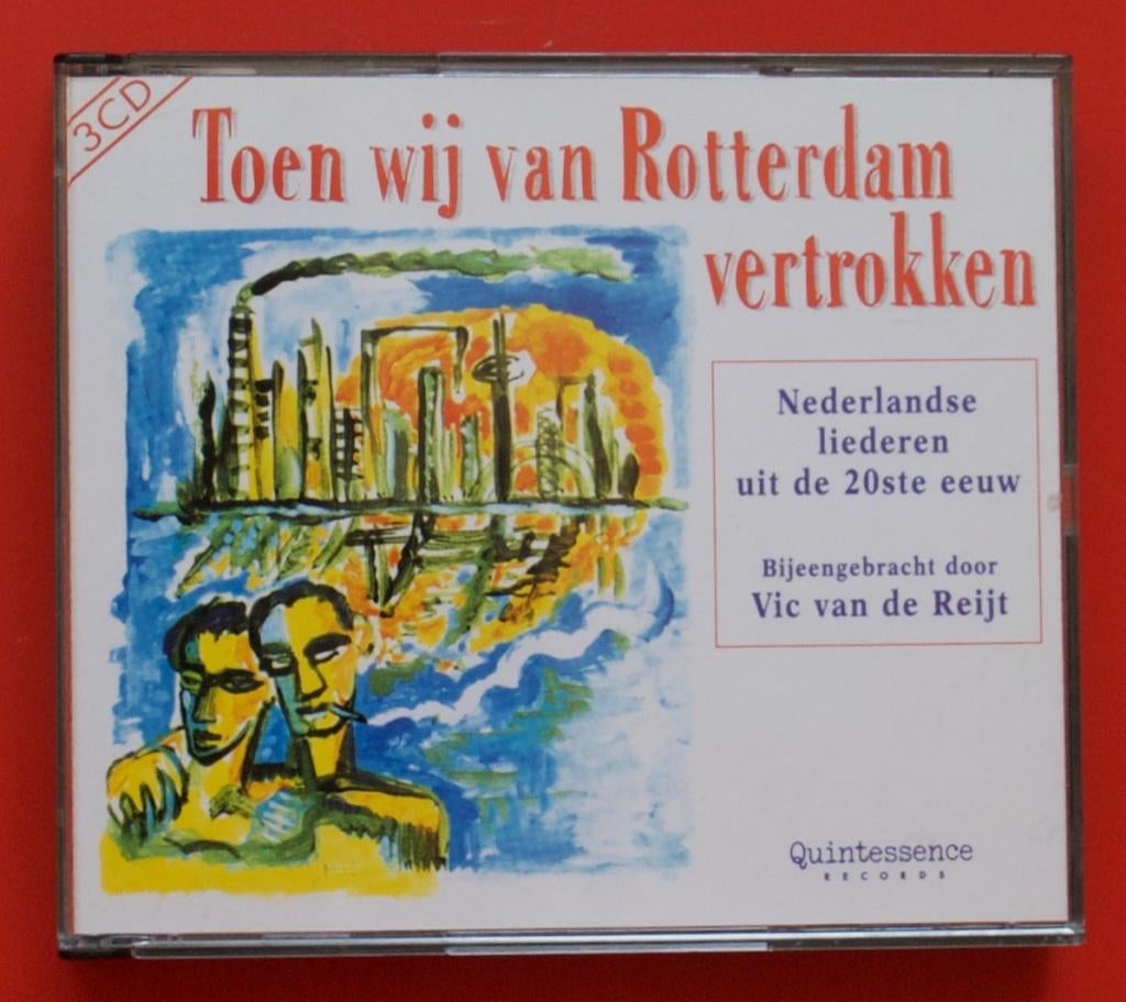 3cd-box Toen wij van Rotterdam vertrokken Vic van de Reijt, Ophalen of Verzenden, Gebruikt, Nederlandstalig