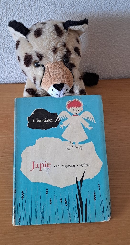 Een leuk boekje Japie een piepjong engeltje met een knuffel., Boeken, Gelezen, Fictie algemeen, Verzenden, Sebastiaan.