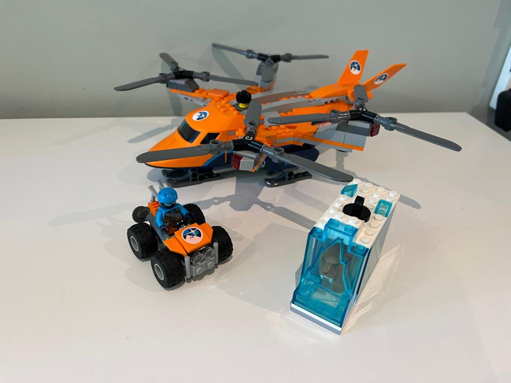 Lego 60193 arctic air transport met instructie, Compleet, City, Lego, Ophalen of Verzenden