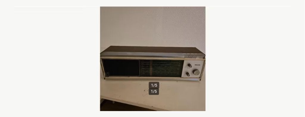 Philips Tafel Radio Type 22RB292., Ophalen, Zo goed als nieuw, Radio