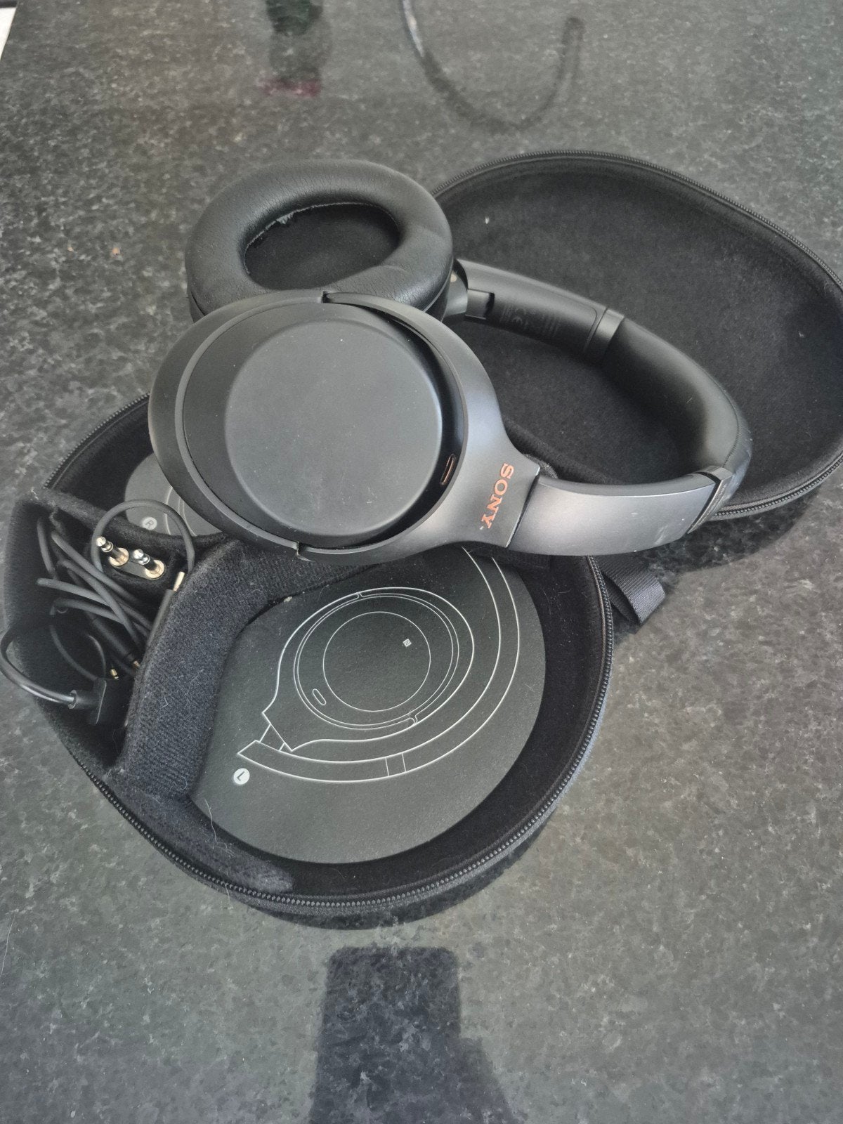 Sony WH-1000XM3 Noise Cancelling Koptelefoon Zwart, Gebruikt, Bluetooth, Ophalen of Verzenden, Zwart