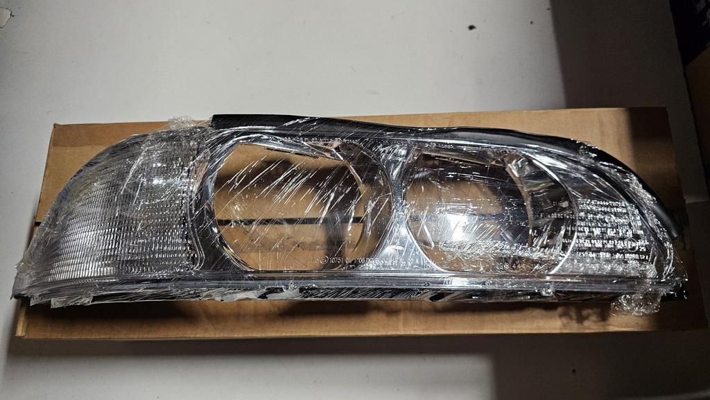 Koplamp glas chroom rechts H7 HB3 Depo wit knipperlicht  BMW, Gebruikt, -, -, Ophalen of Verzenden