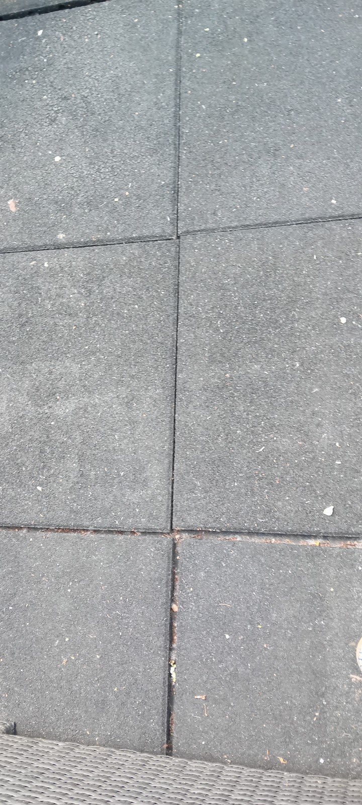 Rubberen terrastegels 49x49x2,5 cm, Ophalen