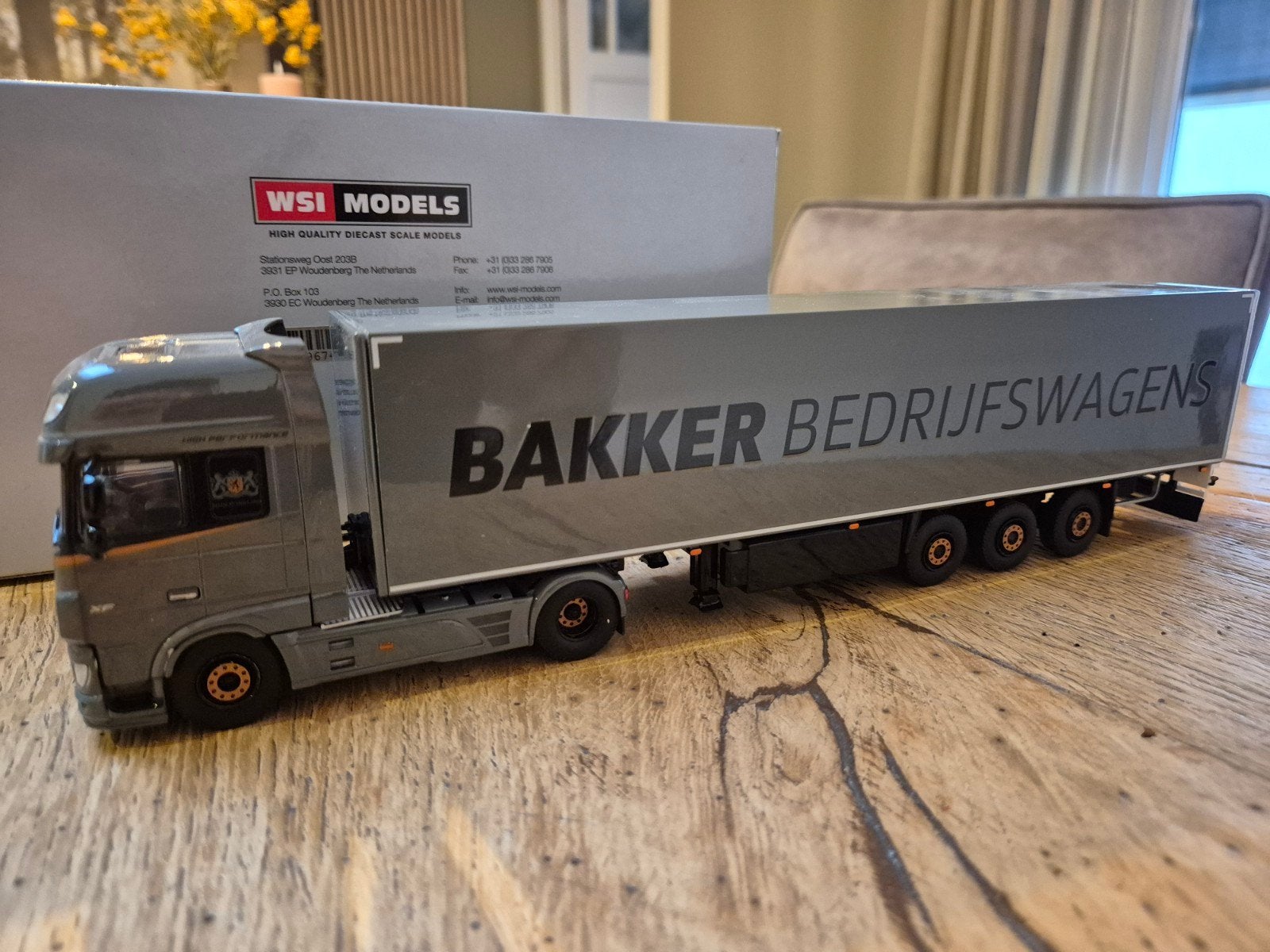 wsi Daf super space cab Bakker bedrijfswagens, Hobby en Vrije tijd, Modelauto's | 1:50, Ophalen of Verzenden, Nieuw, Bus of Vrachtwagen