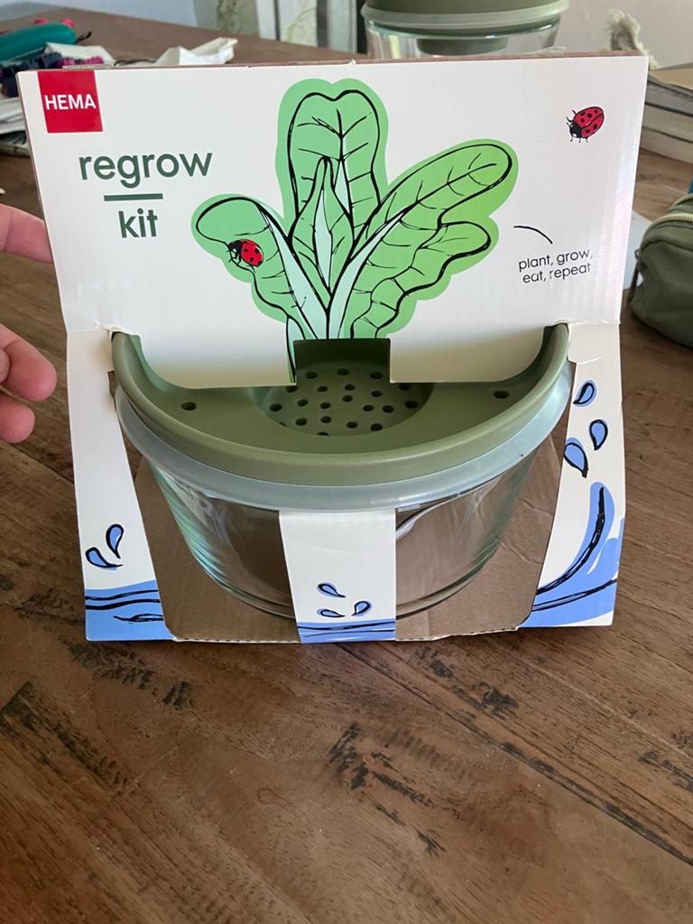 Hema Regrow Kit - Kweek je eigen groenten, Ophalen, Nieuw, Kweekbak