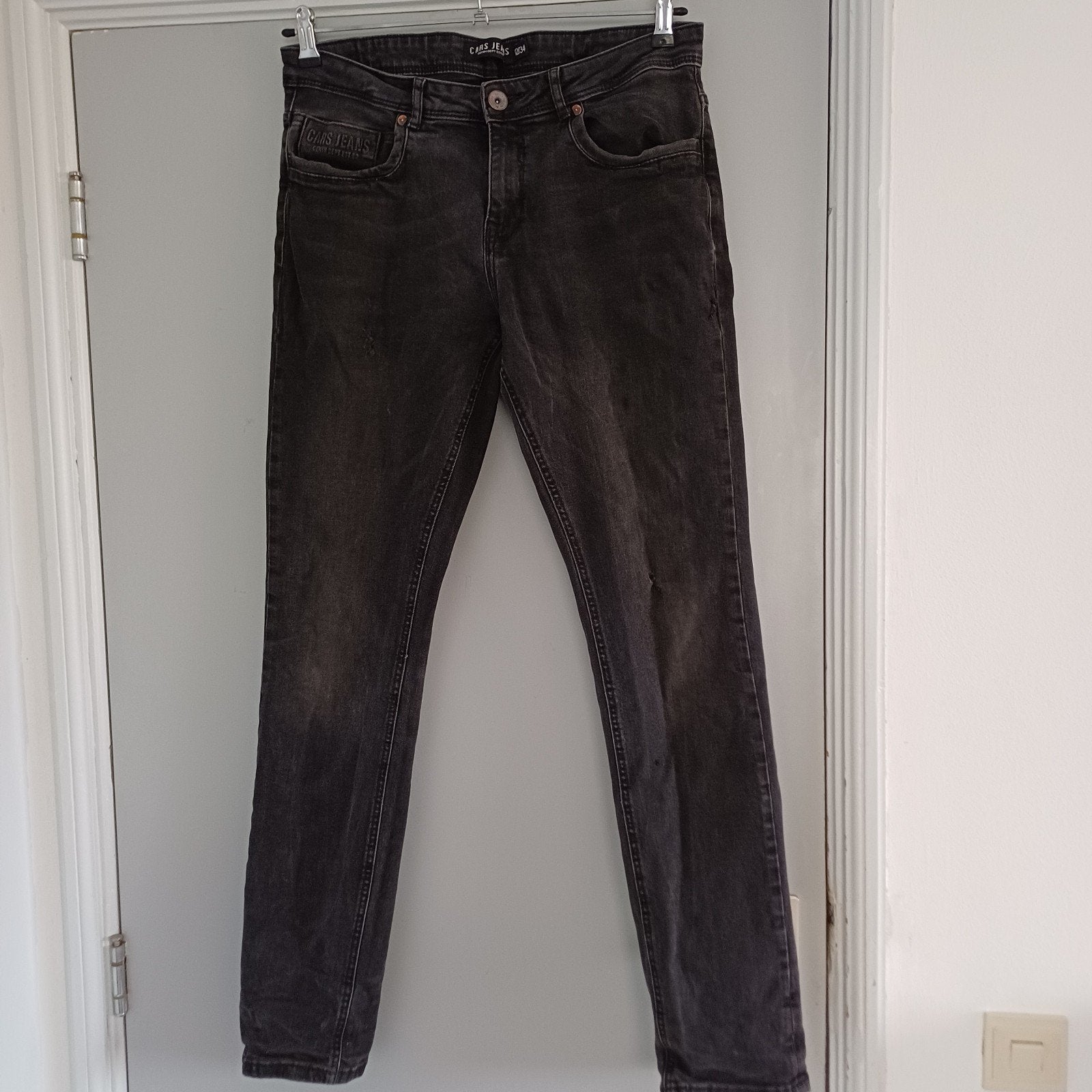 Cars Jeans 32-34 Demin Dept EST82. grijs/ zwart., Cars Jeans, W32 (confectie 46) of kleiner, Ophalen of Verzenden, Grijs