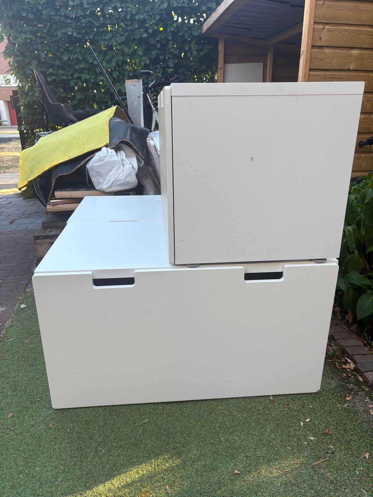 Smastad opbergkist IKEA, Ophalen, Gebruikt