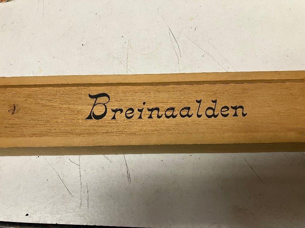 Breinaalden of pennen in houten kistje  (vintage), Hobby en Vrije tijd, Breien en Haken, Ophalen, Gebruikt, Breien, Overige typen