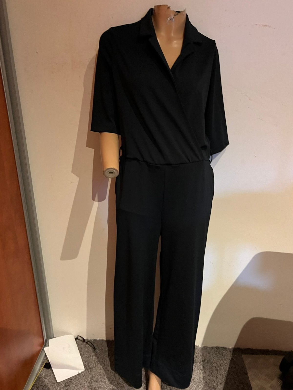 ANNA VAN TOOR jumpsuit maat S origineel ZGAN, G, Zwart, T, Ophalen of Verzenden