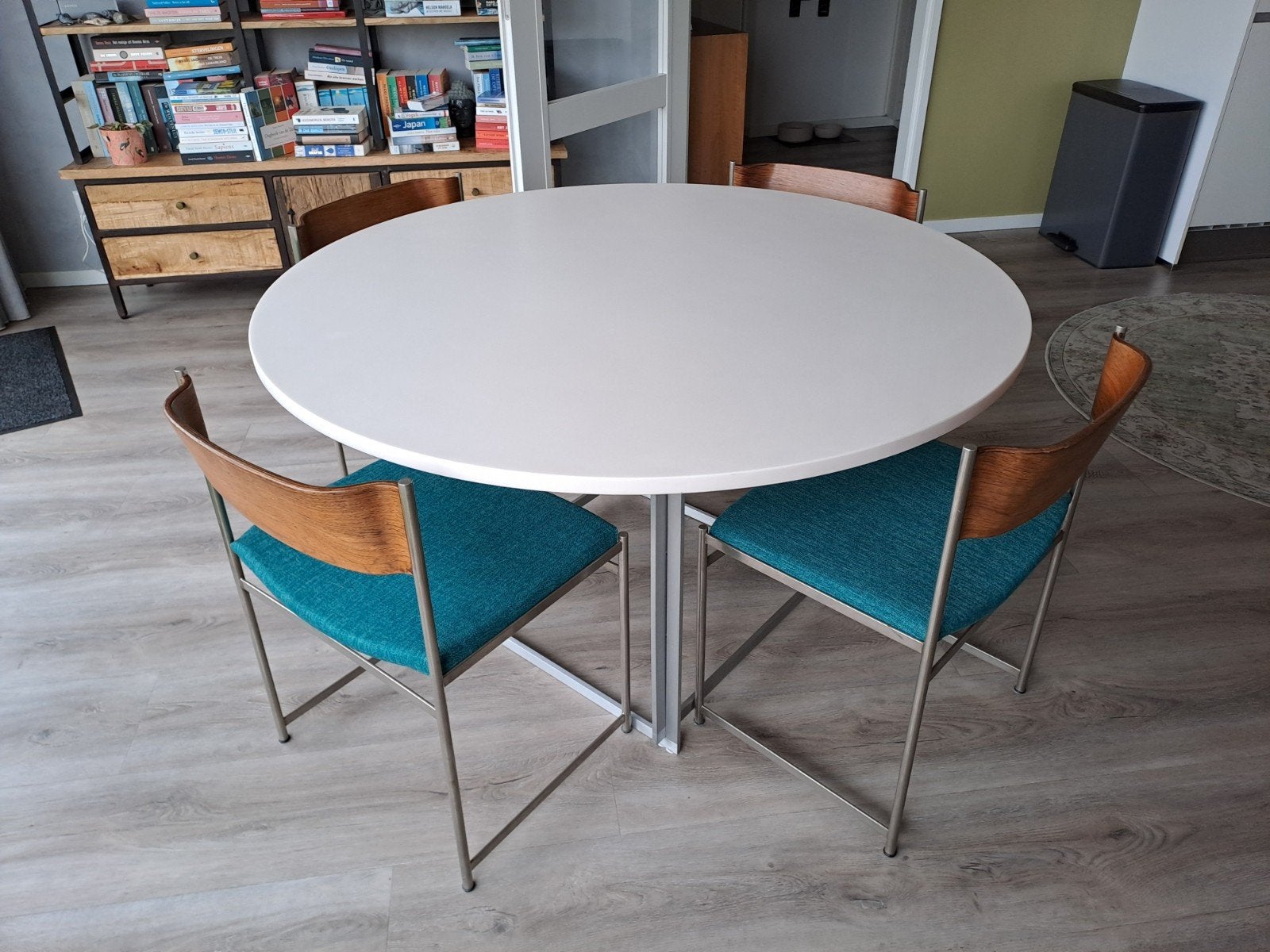 Set van 4 stoelen SM 083 Cees Braakman, Overige houtsoorten, Gebruikt, Ophalen of Verzenden, Vier personen