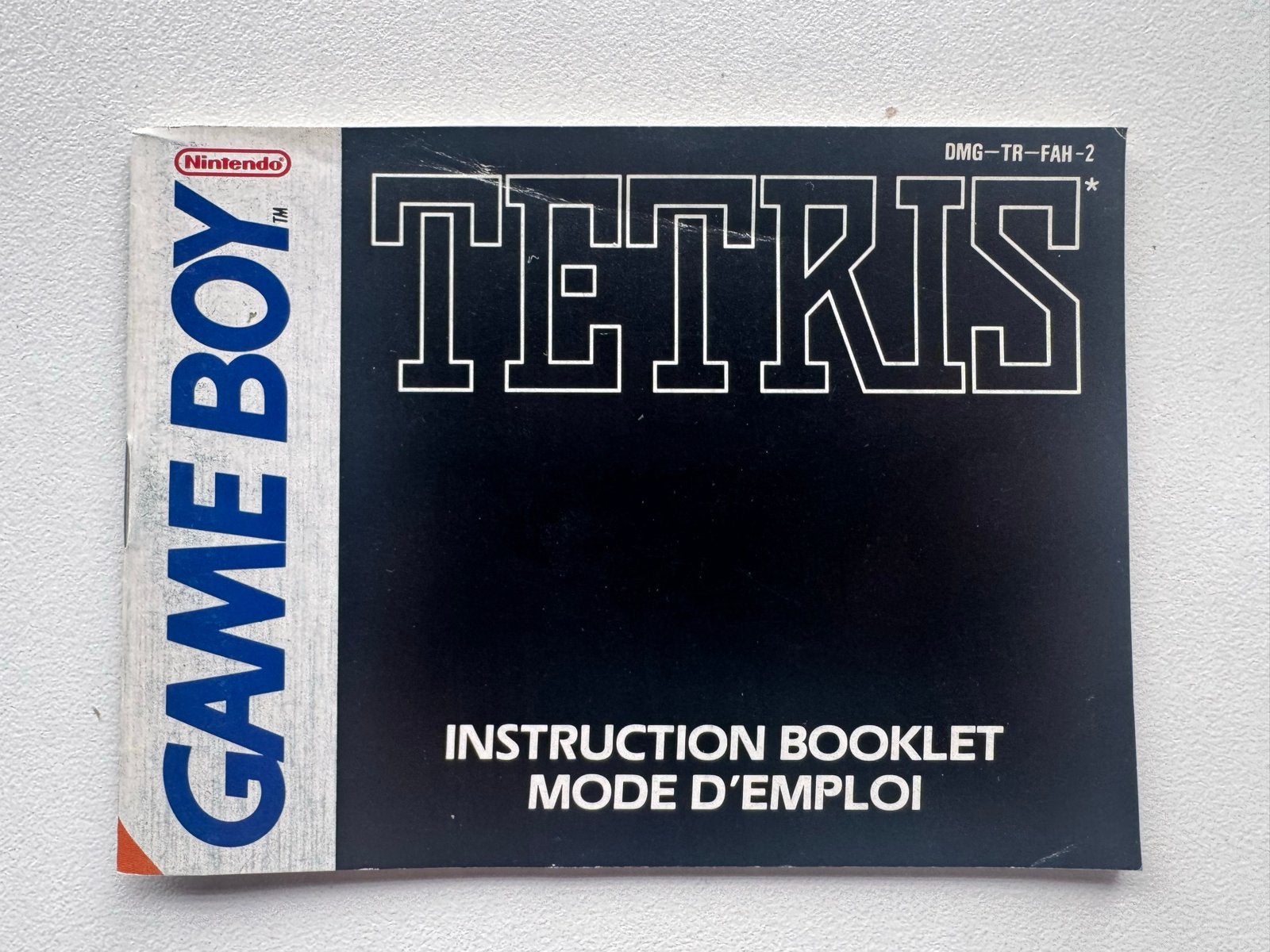 Tetris Game Boy Handleiding - Origineel Nintendo Boekje, Puzzel en Educatief, Gebruikt, 1 speler, Ophalen of Verzenden