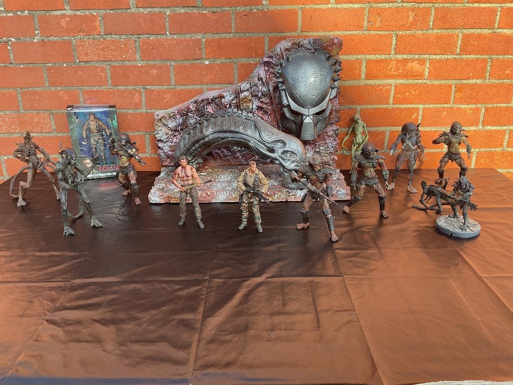 Alien/predator figuren van mijn persoonlijk collectie, Ophalen of Verzenden, Zo goed als nieuw, Actiefiguur of Pop
