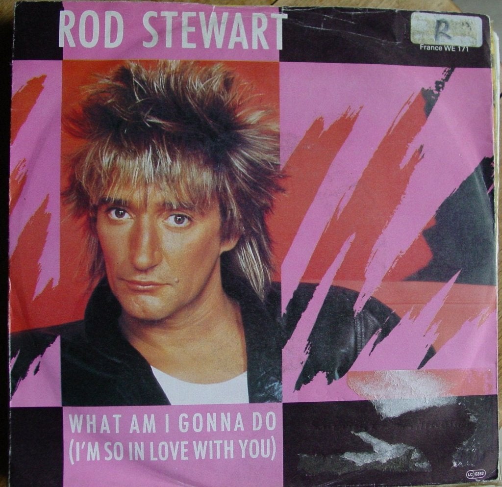 45T 7INCH VINYL SINGLE ROD STEWART, Ophalen of Verzenden, Gebruikt, Pop