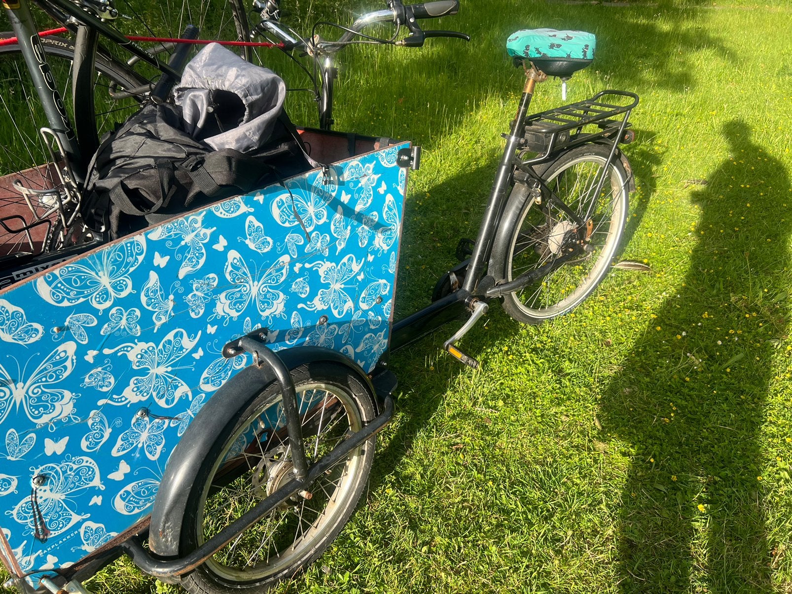 Babboe Big E bakfiets - opknapper, Fietsen en Brommers, Fietsen | Bakfietsen, Zo goed als nieuw, 4 kinderen of meer, Ophalen