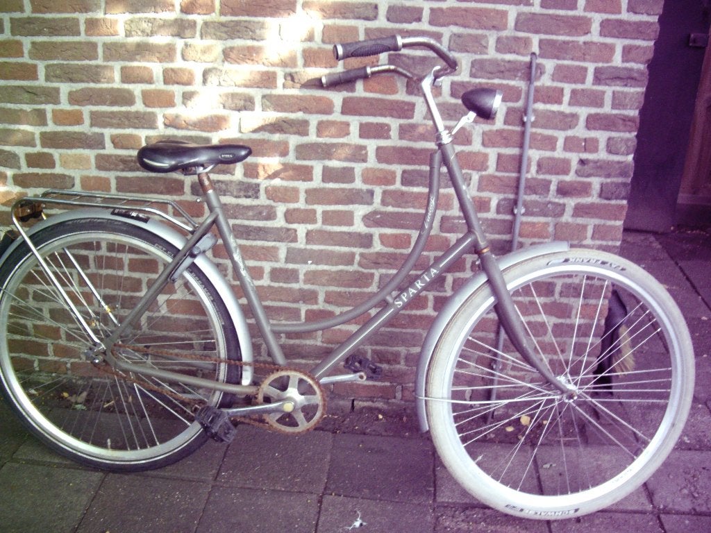 stationsfiets sparta frame 57cm met slot 25,00, Terugtraprem, Sparta, Gebruikt, 56 cm of meer
