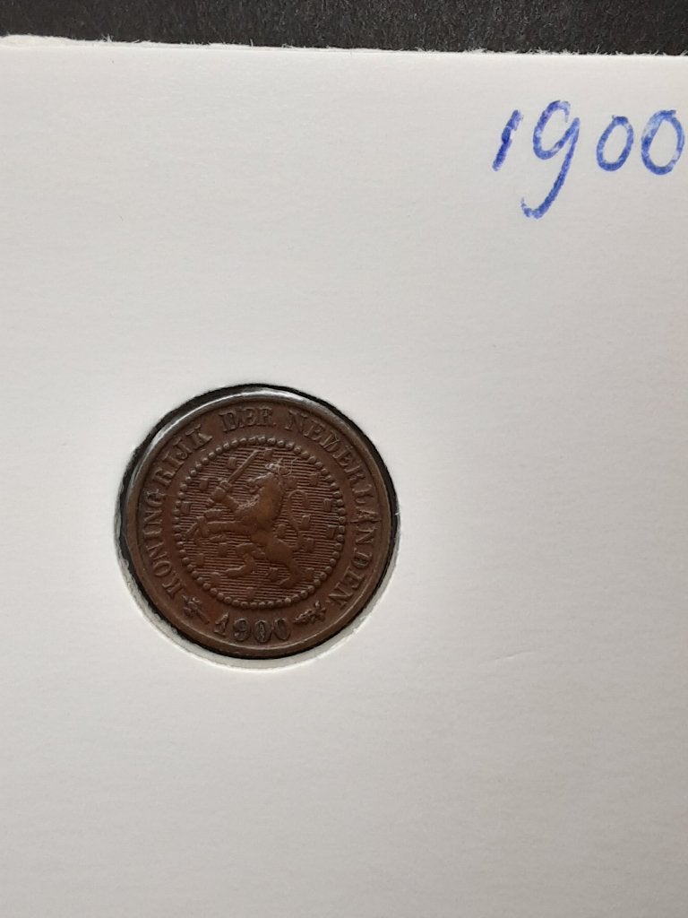 1/2 cent 1900 Koningin Wilhelmina, Postzegels en Munten, Munten | Nederland, Verzenden, Koningin Wilhelmina, Overige waardes, Losse munt