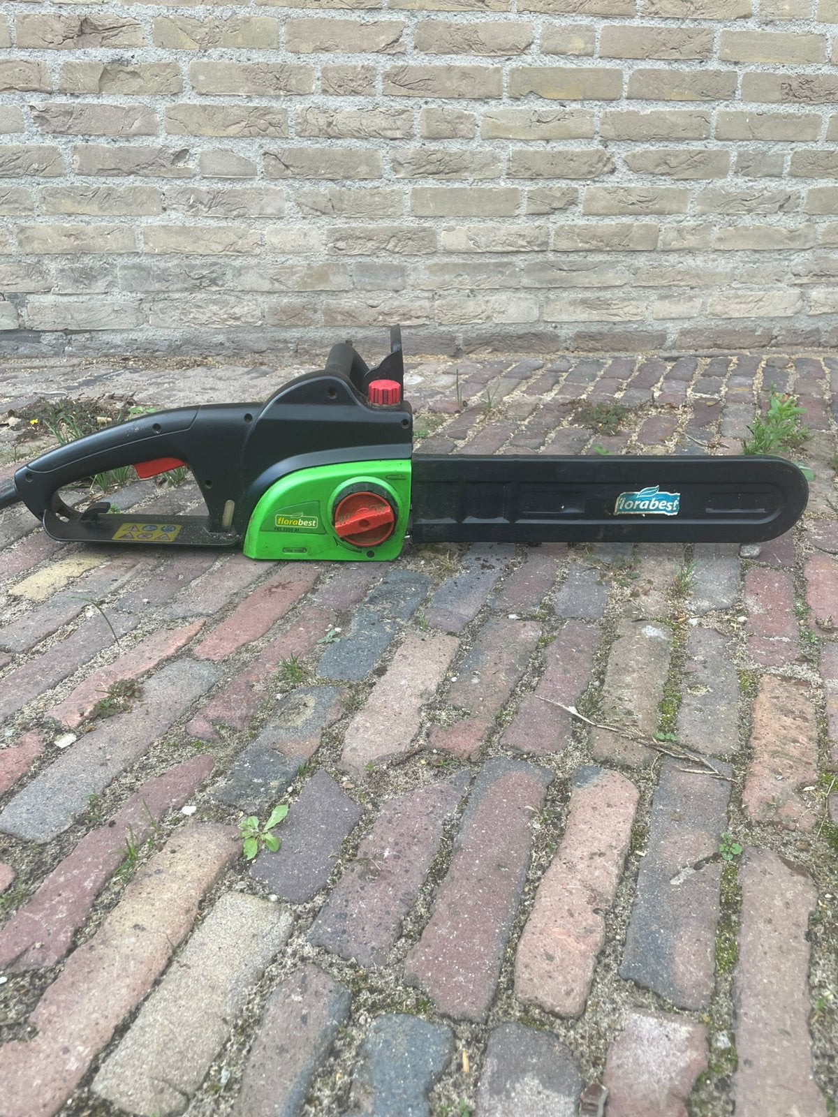 Florabest elektrische kettingzaag, Ophalen, Gebruikt