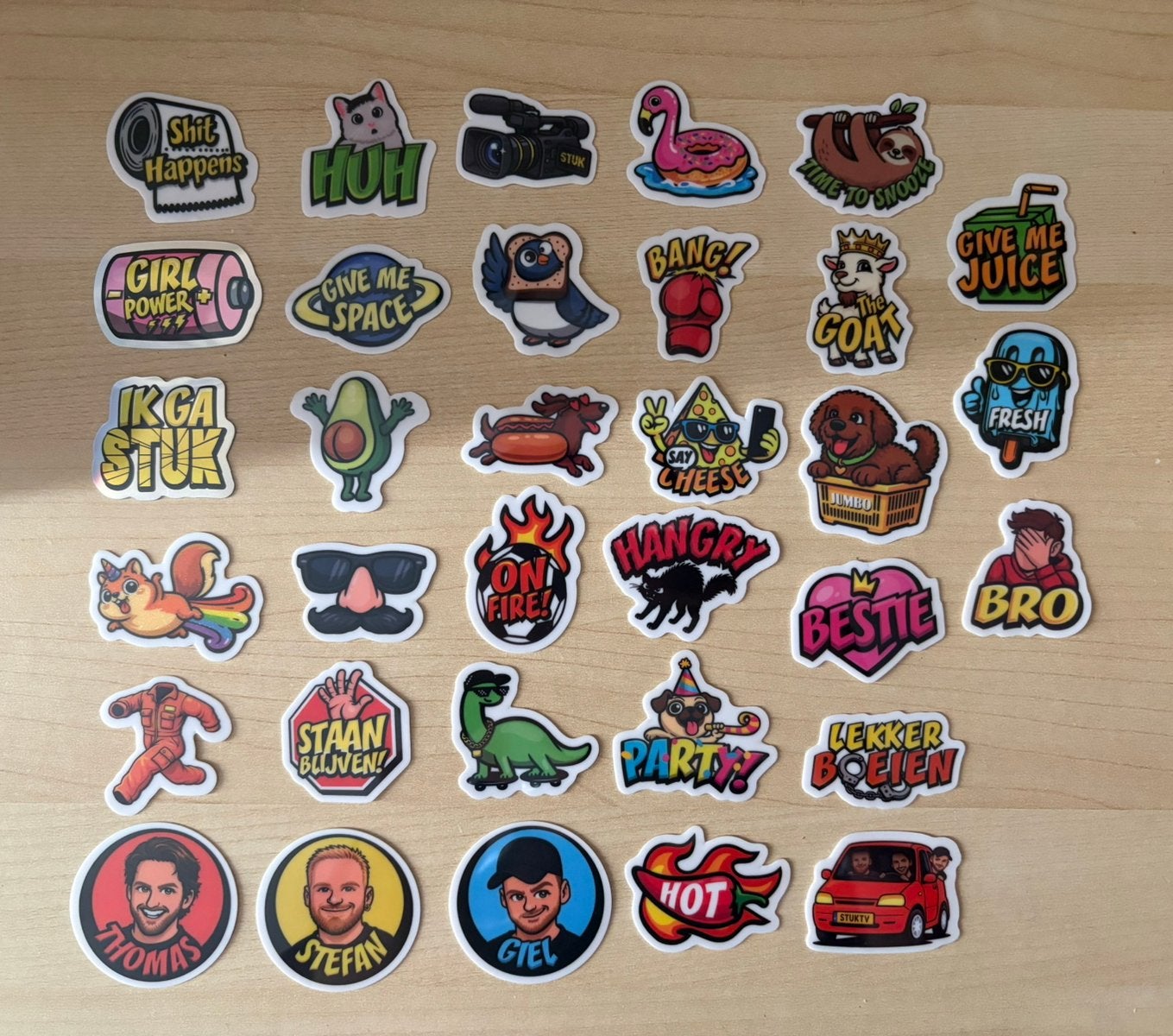 Stickers Jumbo & StukTV, Verzamelen, Jumbo, Verzenden