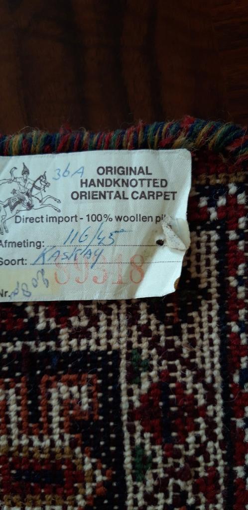 Origineel wollen Oosters handgemaakt kleed, Ophalen of Verzenden