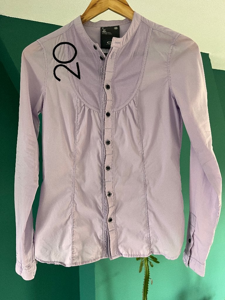 G-Star RAW 3301 dames blouse lila maat S – geborduurd 20, Ophalen of Verzenden, Roze, Maat 36 (S), G-STAR RAW