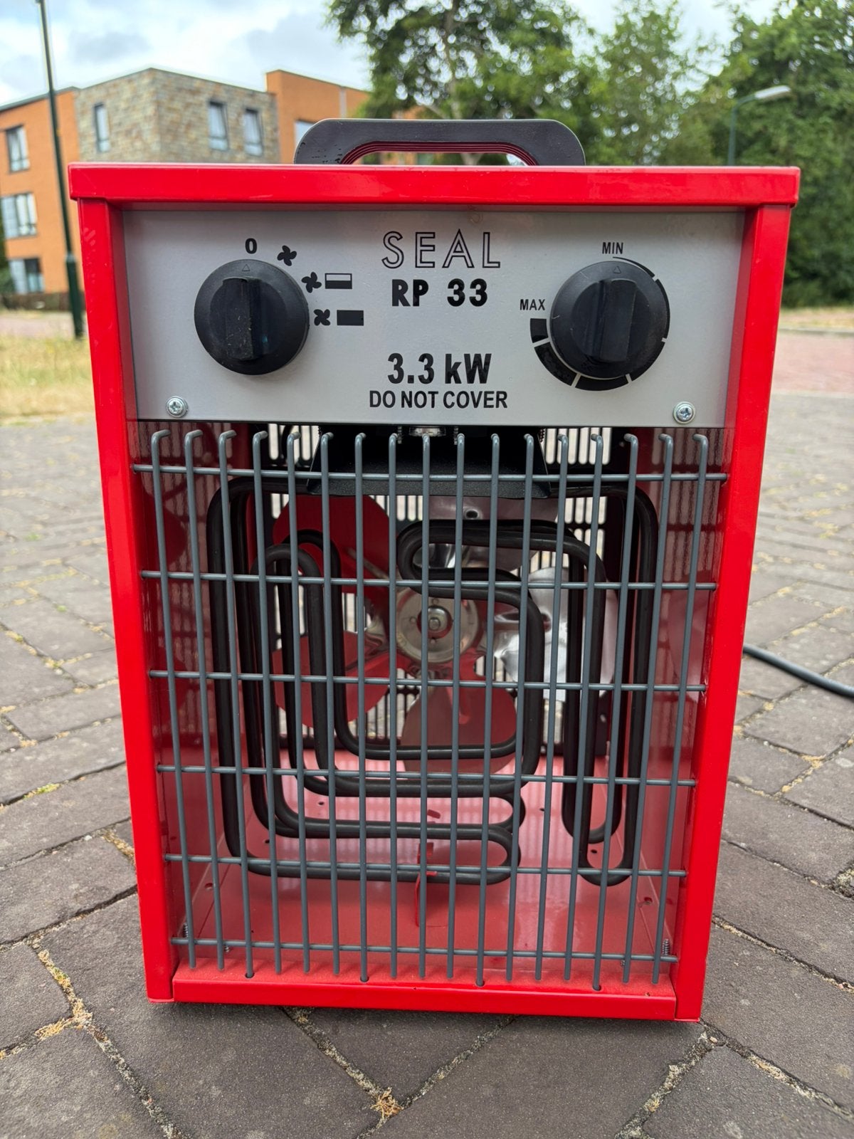 Heater Seal 3,3kw (bouwkachel; werkplaats, garage, schuur), Ophalen, 30 tot 80 cm, Kachel, Minder dan 60 cm